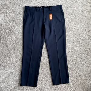 NEW DOCKERS Performance Stretch Slim Fit Navy Dress Pants 38 x 29